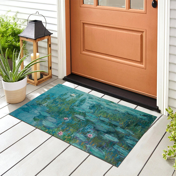 Stornfield | Monet Water Lily PVC Entrance Mat