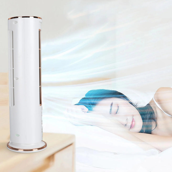 Bladeless Desktop Air Conditioner Fan with Remote Control | Stornfield