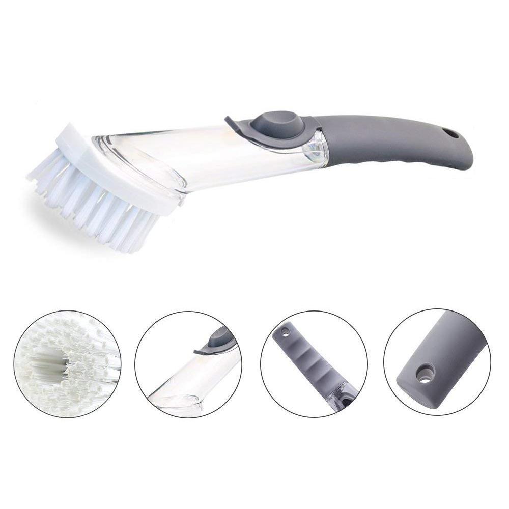 Dish Brush with Detergent Dispenser | Stornfield
