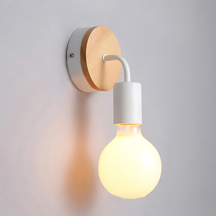 Nordic wall lamp with light bulb - Timeless lighting | Stornfield