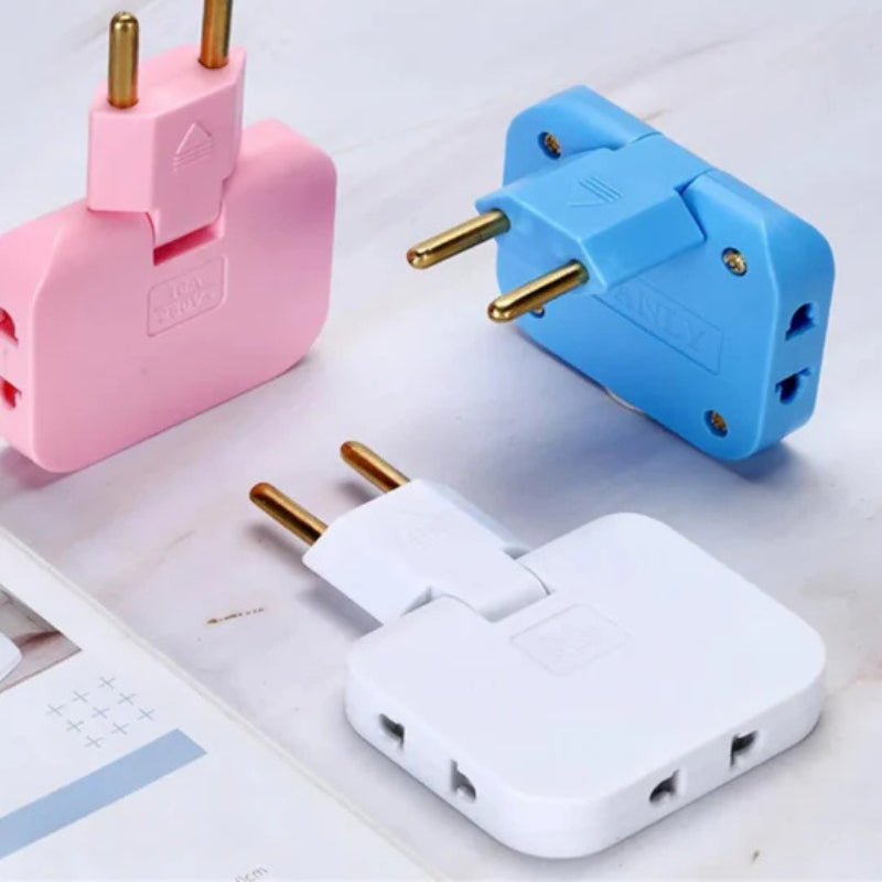 FlexiPlug – 180° Rotatable Ultra-Thin Power Strip with Multiple Outlets Stornfield