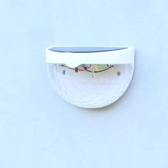 Solar Semi Circle Outdoor Waterproof Light Shadow Fence Wall Sconce Lamp | Stornfield