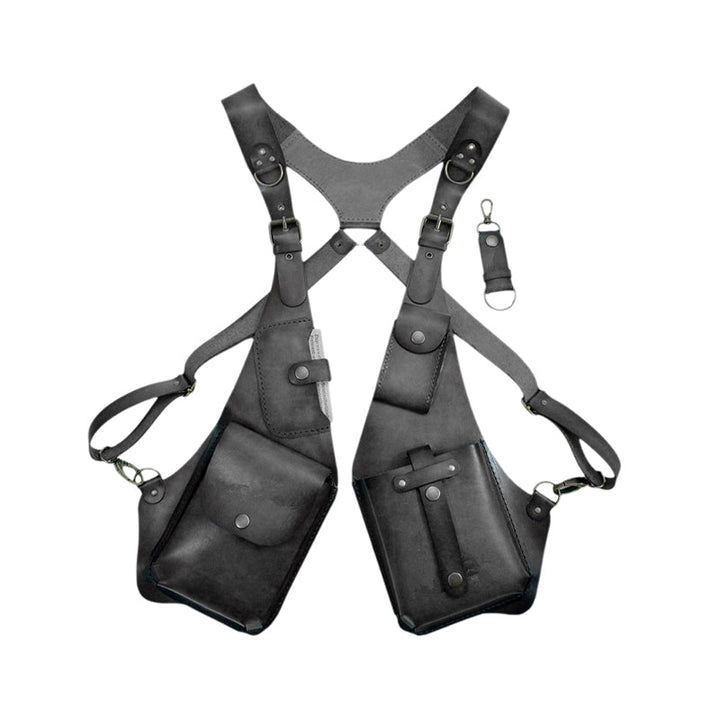 Medieval Steampunk shoulder bag with retro strap | Stornfield