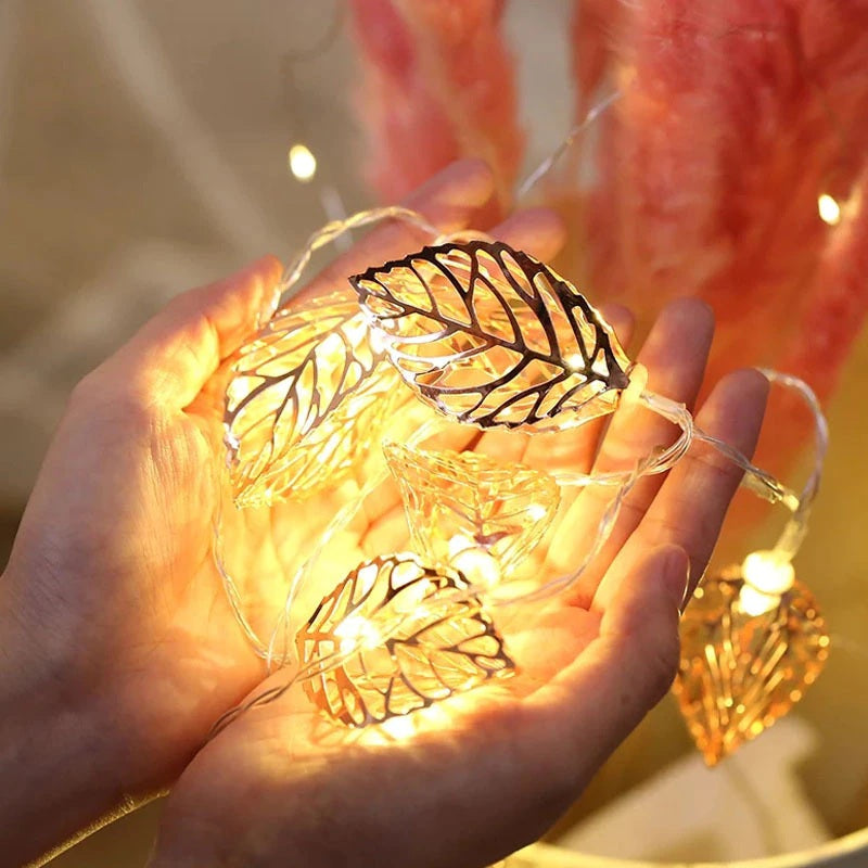 Stornfield | Golden Leaf Fairy Lights