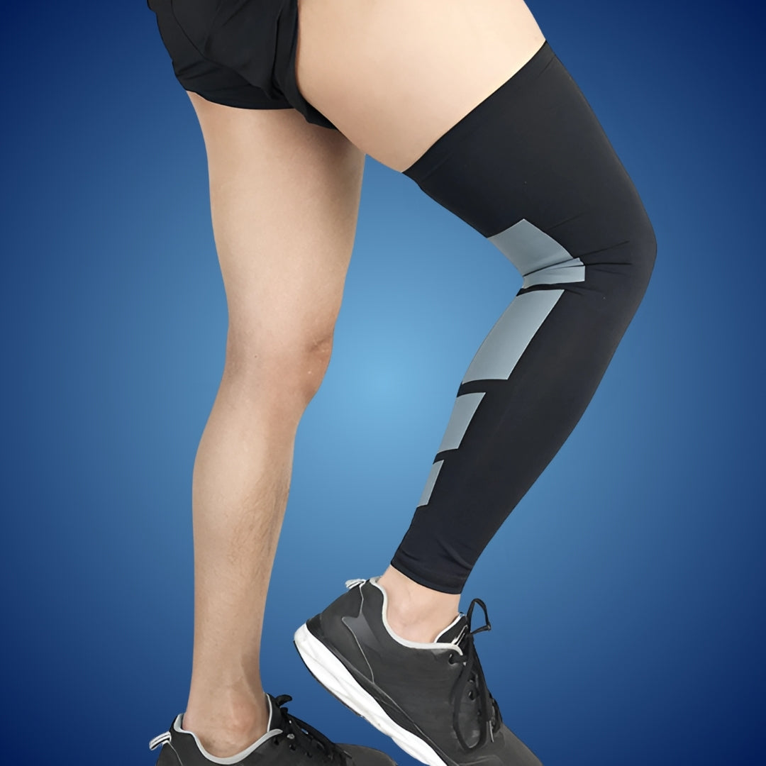 LegVital Full Leg Compression Sleeve for Optimized Blood Circulation, Muscle Support, and Rapid Recovery for Athletes and Versatile Use Stornfield