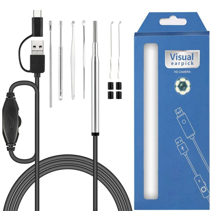 EarVision Professional Ear Endoscope – HD Inspection – Live Monitoring – Capture Images & Video – Removes Wax & Foreign Objects Stornfield