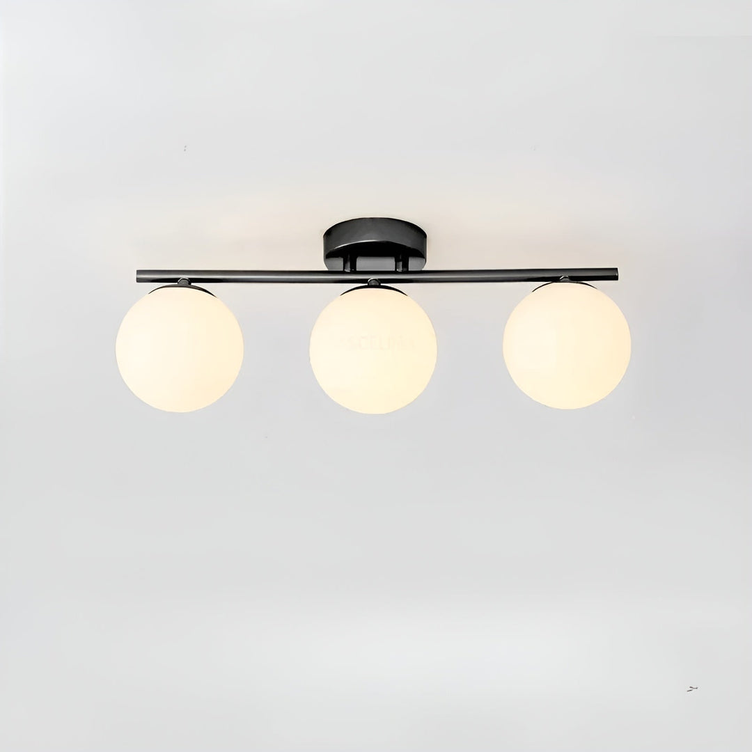 LED ceiling light made of glass – Nordic design | For living & bedroom | Stornfield