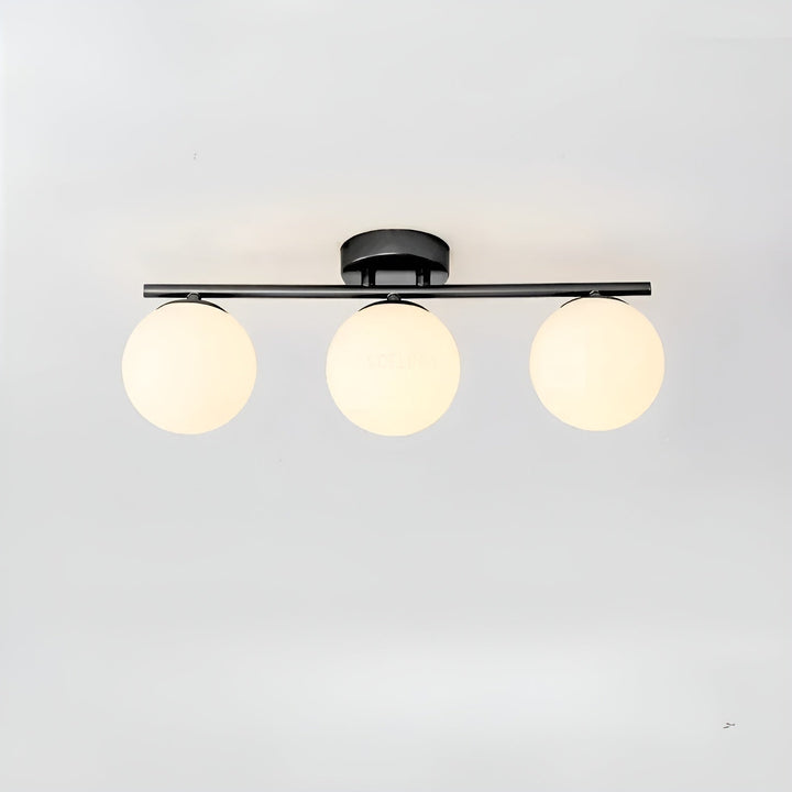 LED ceiling light made of glass – Nordic design | For living & bedroom | Stornfield