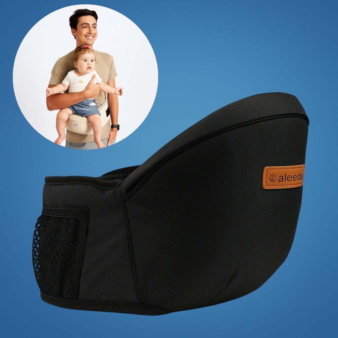 SureCarry | Ergonomic Hip Seat Baby Carrier – Balanced Weight Distribution – Tear-Resistant Nylon – Hands-Free Support for Traveling Parents Stornfield