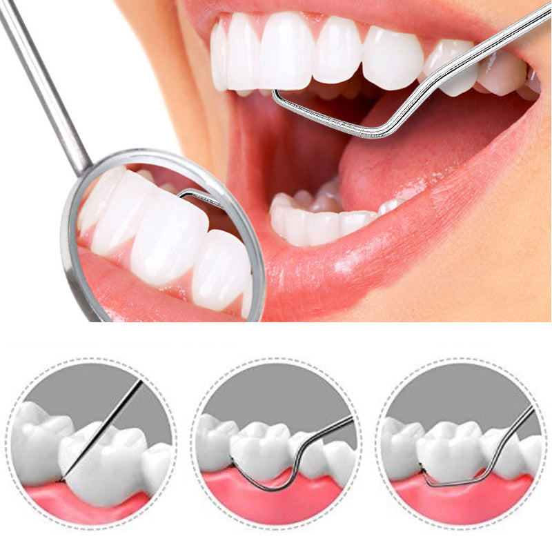 Toothpick set made of stainless steel (7 pieces) | Stornfield