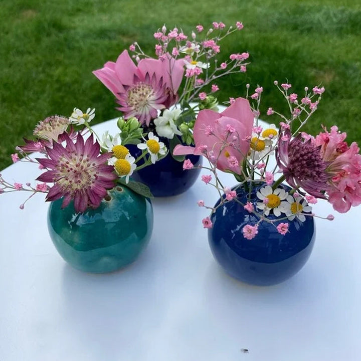 Resin Handmade Vase Flower Stone Table Decor | Stornfield