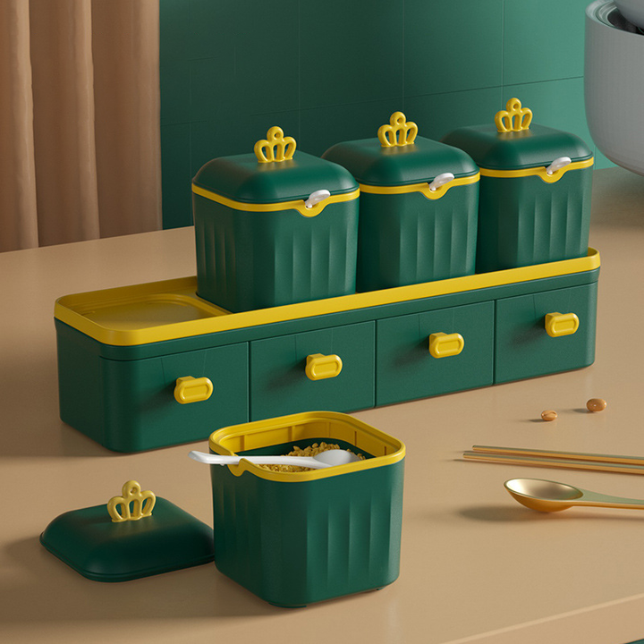 Double spice box set with drawers | Stornfield
