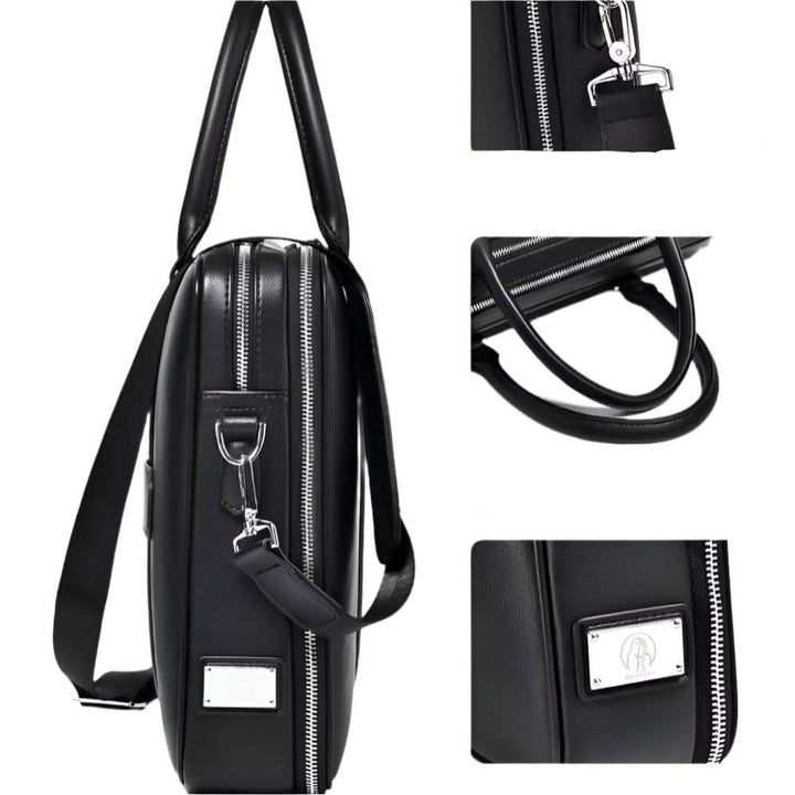 Stornfield | Manhattan Leather Business Laptop Briefcase Crossbody Handbag