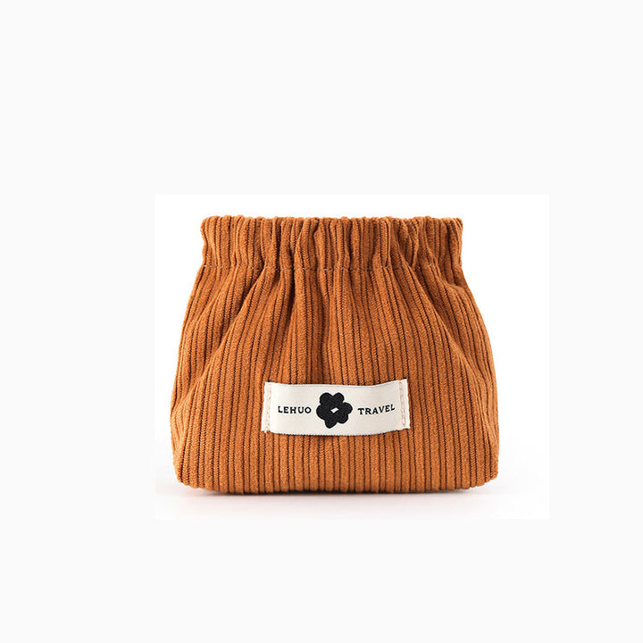 Corduroy elastic tie organizer | Stornfield