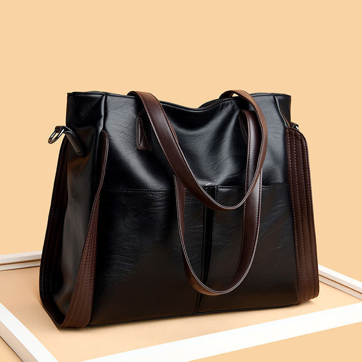 Women's tote bag made of soft leather with large capacity | Stornfield