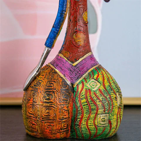 Stornfield | Modern Abstract Woman Sculptures – Handcrafted Colourful Resin Art for Home Decor