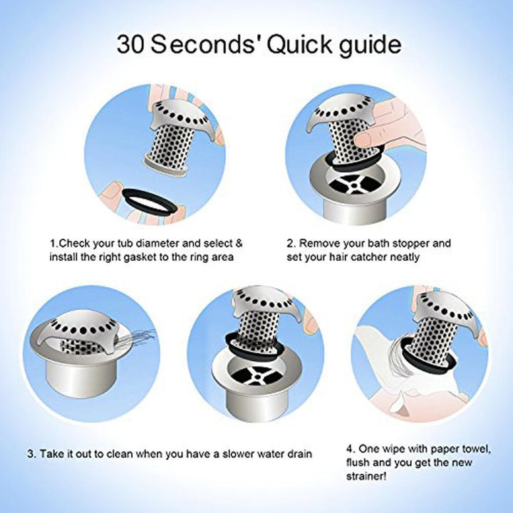 Drain Hair Catcher Protector Strainer | Stornfield