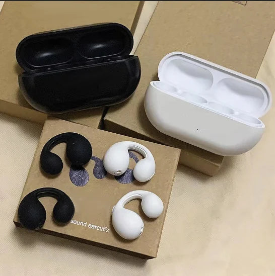 Bone conduction headphones with wireless ear clip | Stornfield
