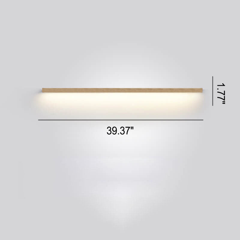 Stornfield | ZenBeam Japanese LED Wall Sconce | Solid Wood Design | Modern Accent Lighting
