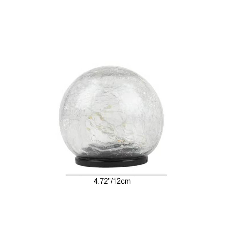 Solar Modern Minimalist Glass Floor Decoration LED Outdoor Landscape Light | Stornfield