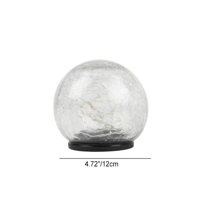 Solar Modern Minimalist Glass Floor Decoration LED Outdoor Landscape Light | Stornfield