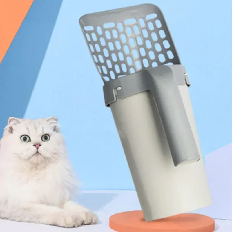 Stornfield Self-Cleaning Cat Litter Box with Integrated Bag Dispenser