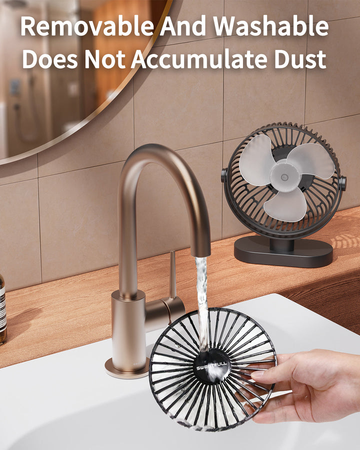6.5 Inch USB Small Desk Fan for Home Office Car Outdoor Travel | Stornfield