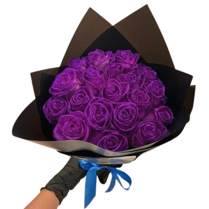 LumiPetal Glitter Roses – Decorative Stornfieldumen for Party and Gift | Stornfield