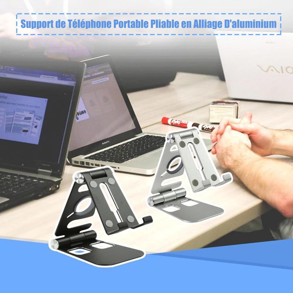 Multifunctional Foldable Aluminum Alloy Smartphone Stand | Stornfield