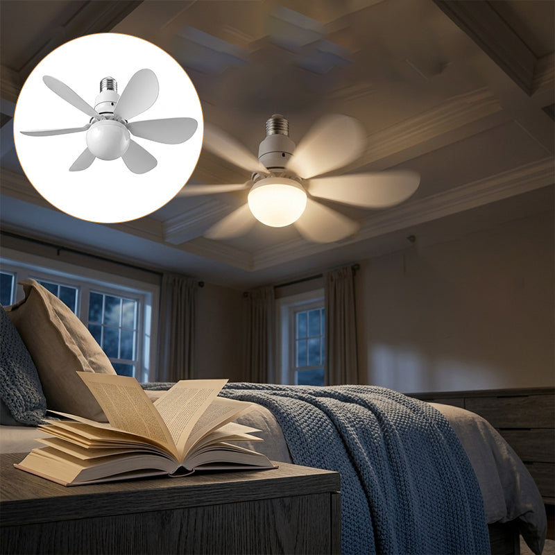 Modern Low Profile Ceiling Fan Light | Stornfield