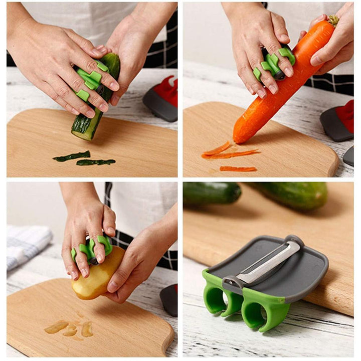 Two-finger shaved fruit peeler | Stornfield