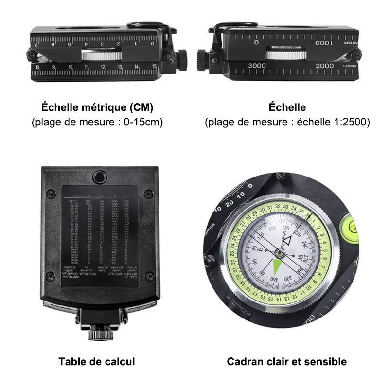 Military Multifunctional Navigation Compass | Stornfield