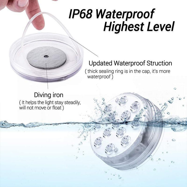 Stornfield | Waterproof Magnetic Suction LED Lamp with Remote Control
