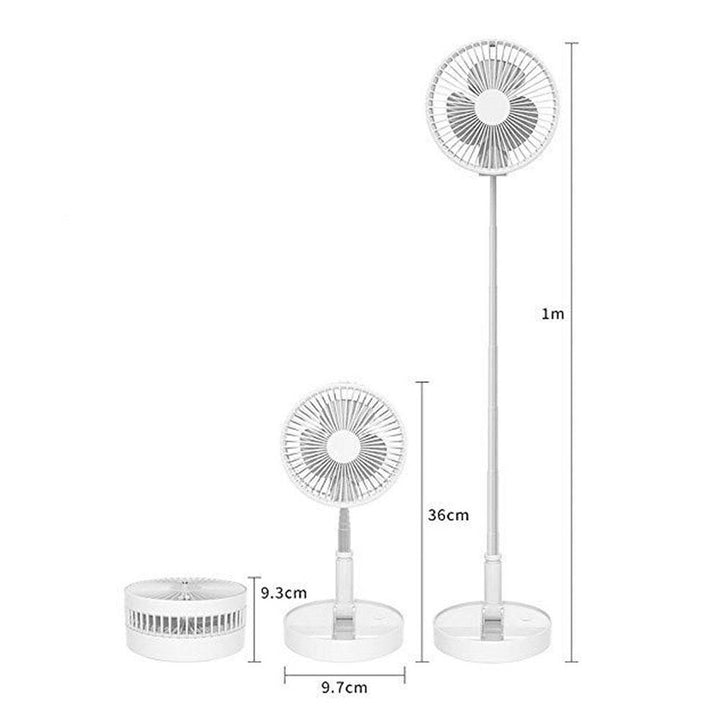 Telescope collapsible USB charging fan | Stornfield