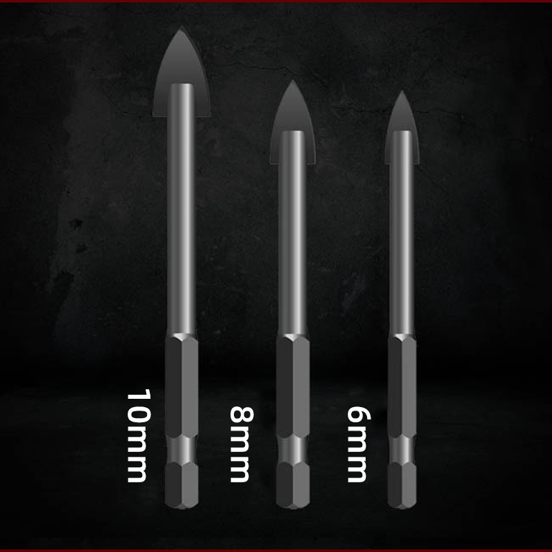Triangular drill with hexagonal shank made of alloy | Stornfield