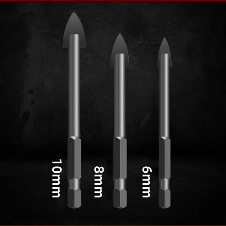 Triangular drill with hexagonal shank made of alloy | Stornfield