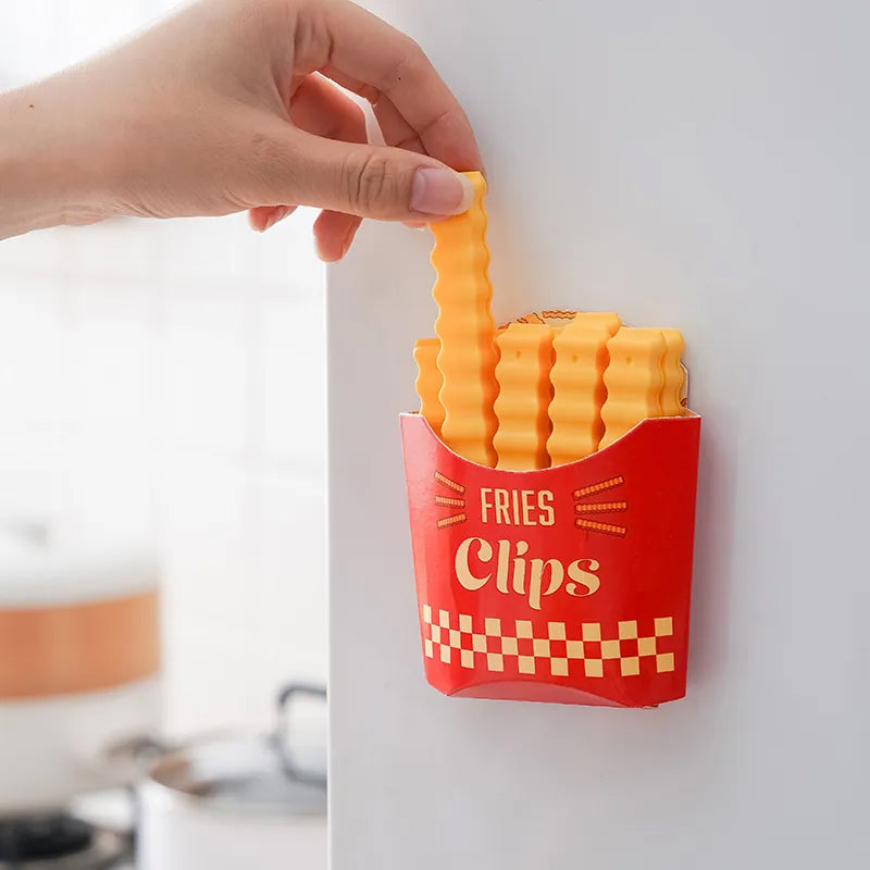 Funny magnetic French fries food closure clip | Stornfield