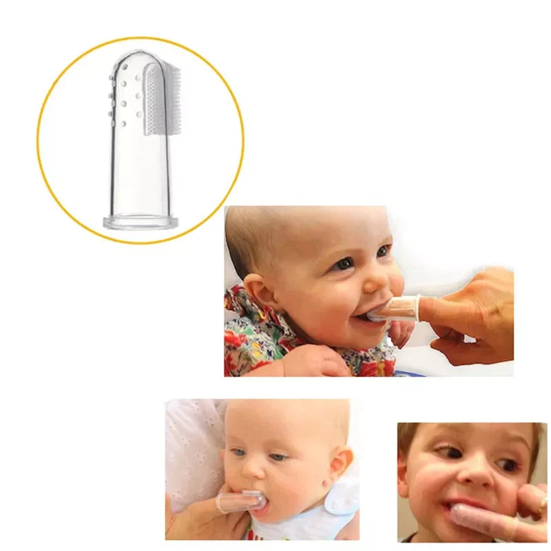Silicone Finger Baby Toothbrush - Stornfield Baby Finger Brush