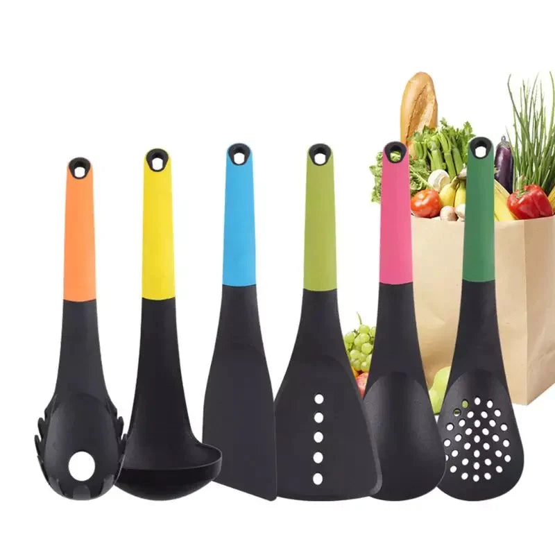 6-Piece Kitchen Utensil Spatula Set, Non-Stick Silicone, Stornfield