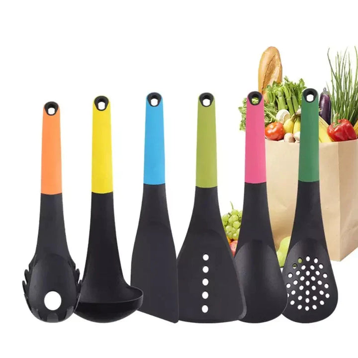 6-Piece Kitchen Utensil Spatula Set, Non-Stick Silicone, Stornfield
