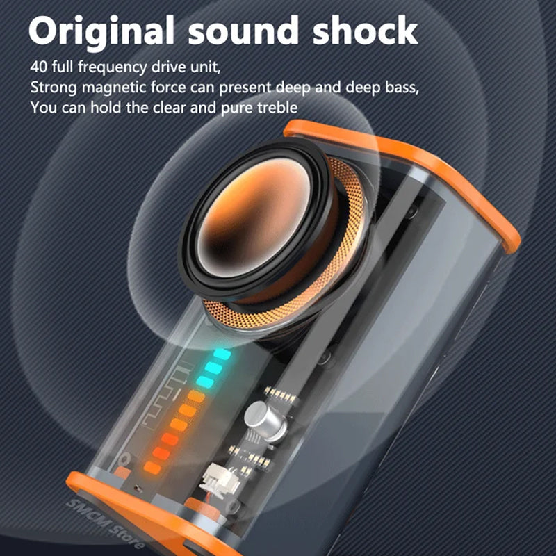 Transparent Mecha Wireless Bluetooth Speaker | Stornfield