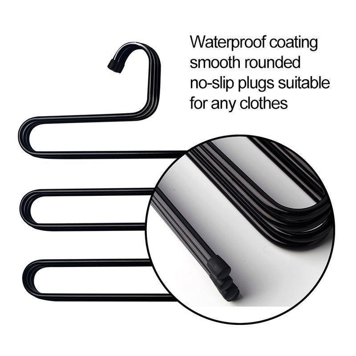 S-Shape Stainless Steel Clothes Hangers | Stornfield