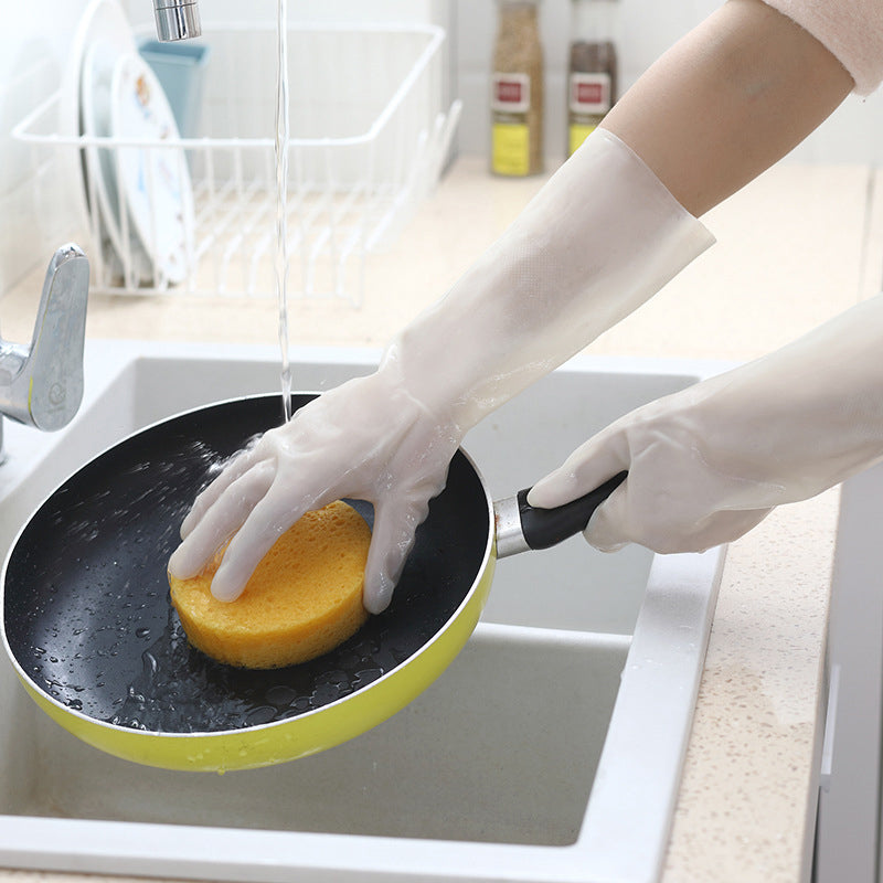 Durable velvet kitchen gloves (4 pairs) | Stornfield