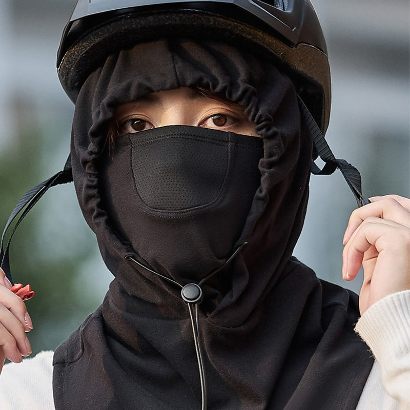 Hooded Face Mask with Neck Warmer for Cycling | Stornfield