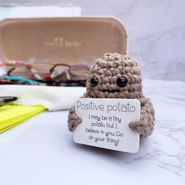 Funny Gift Knitted Positive Potato Stornfield