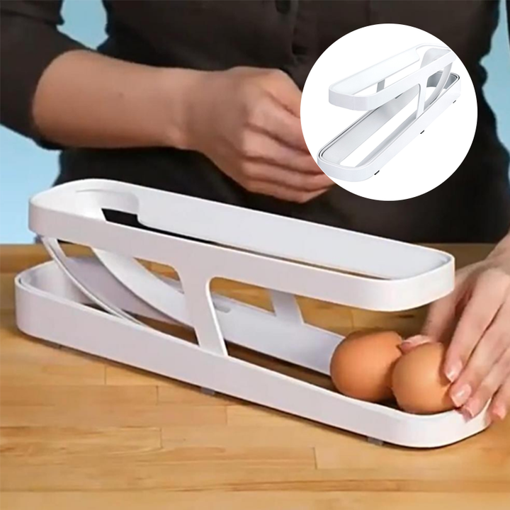 Automatic Scroll Egg Shelf Holder Storage Box | Stornfield
