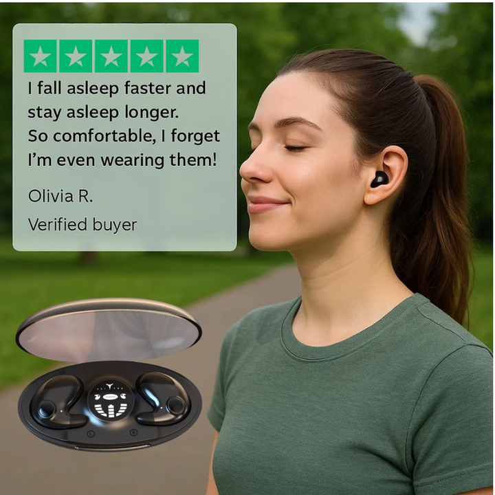 Stornfield | Invisible Wireless Sleep Headphones | IPX5 Waterproof, Bluetooth 5.3 for Comfortable Sleep and Relaxation