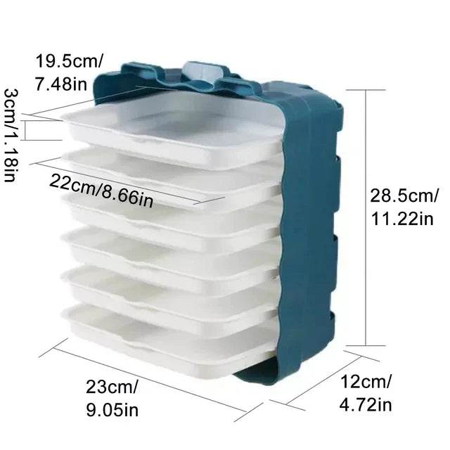 Wall Mount 6pcs Tray Organizer Stornfield