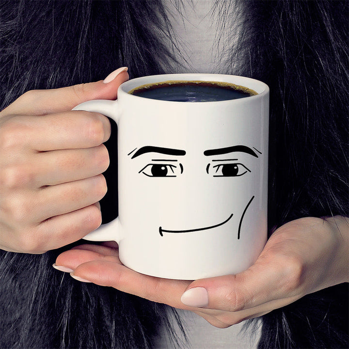 Emoji printed ceramic mug | Stornfield