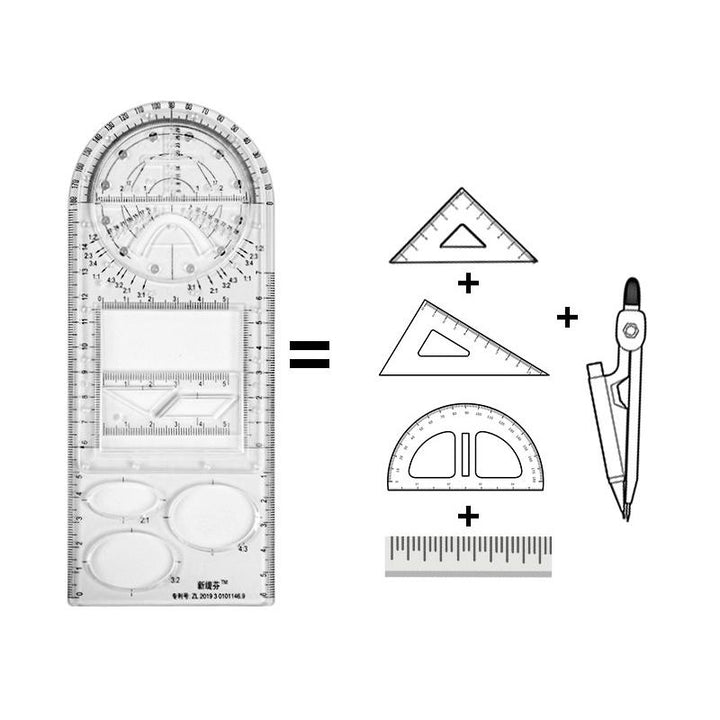 Multifunctional geometric ruler | Stornfield